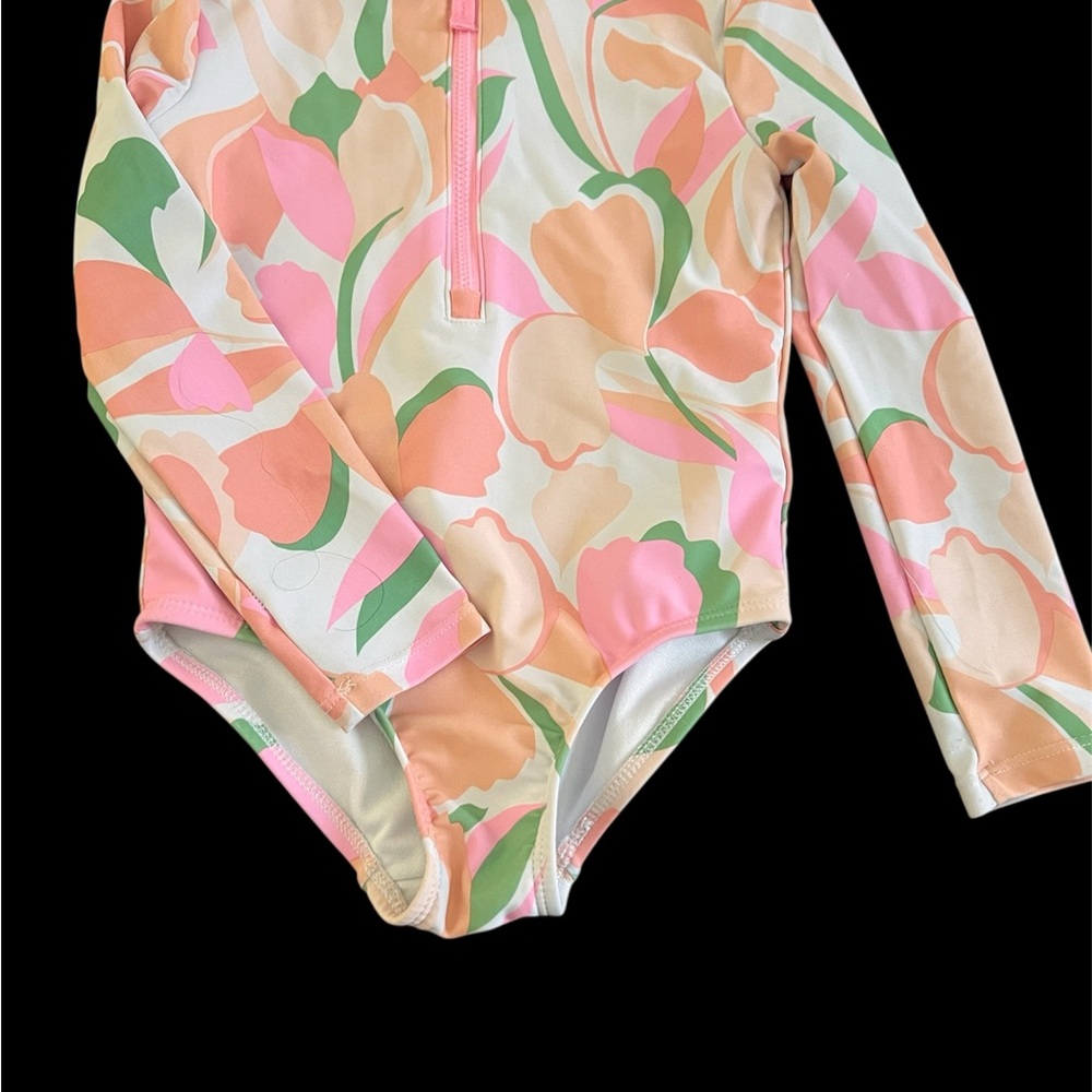 Carter's Pink and Orange Long Sleeve Rashguard